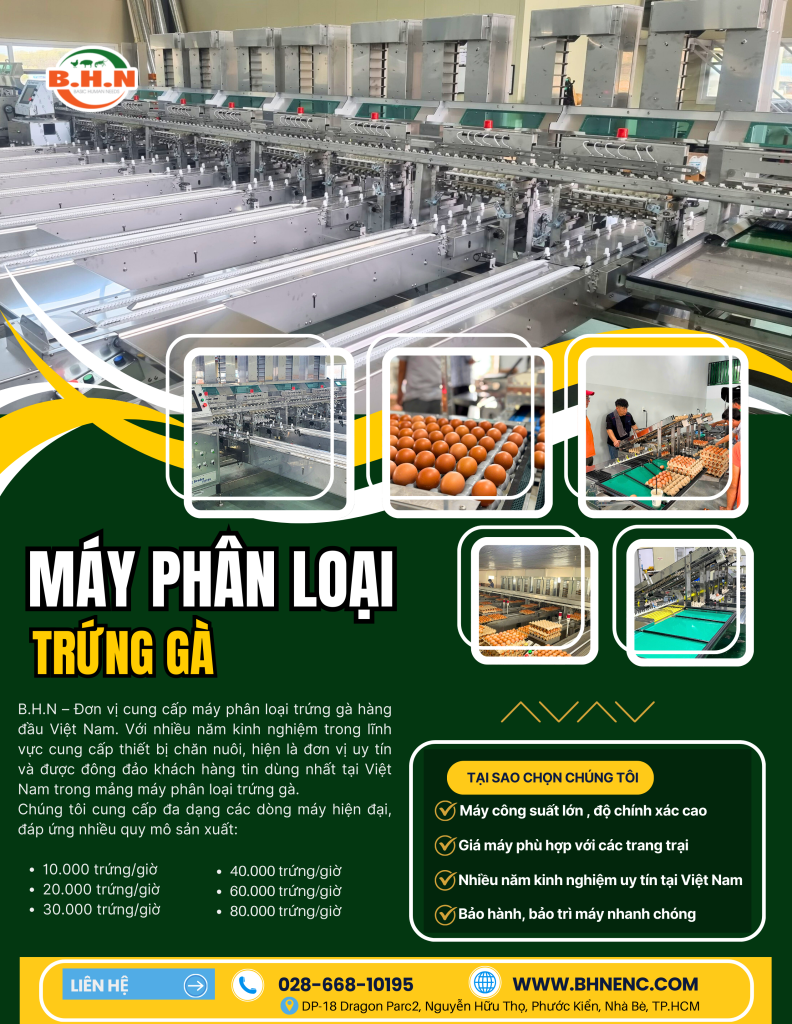 Máy phân loại trứng