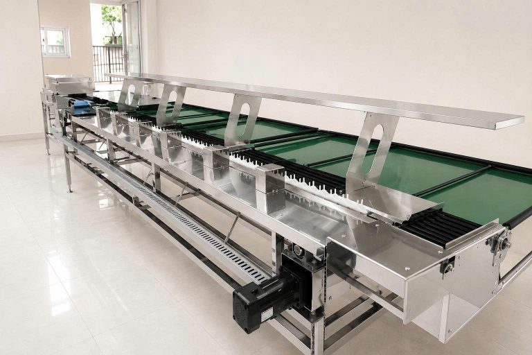Máy phân loại 10.000 quả/ giờ một ngày xử lý được bao nhiêu trứng?